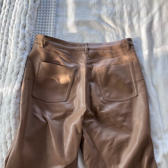 Aritzia Melina Straight Leg Faux Leather Pant - Picture 7 of 11